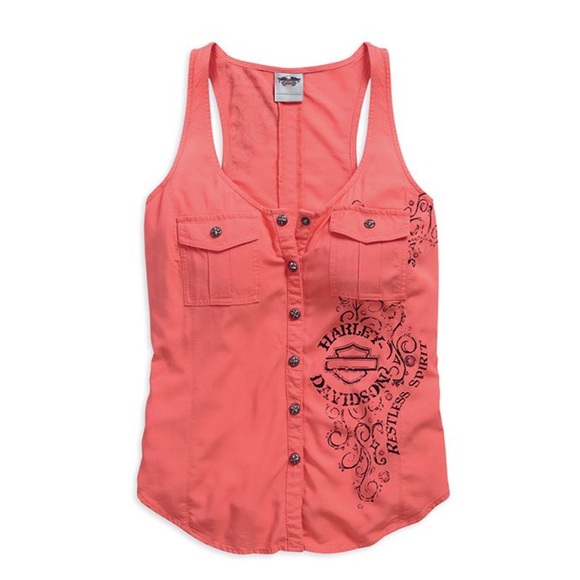 Harley-Davidson Tops - Women’s Harley-Davidson Open Side Tank 🖤